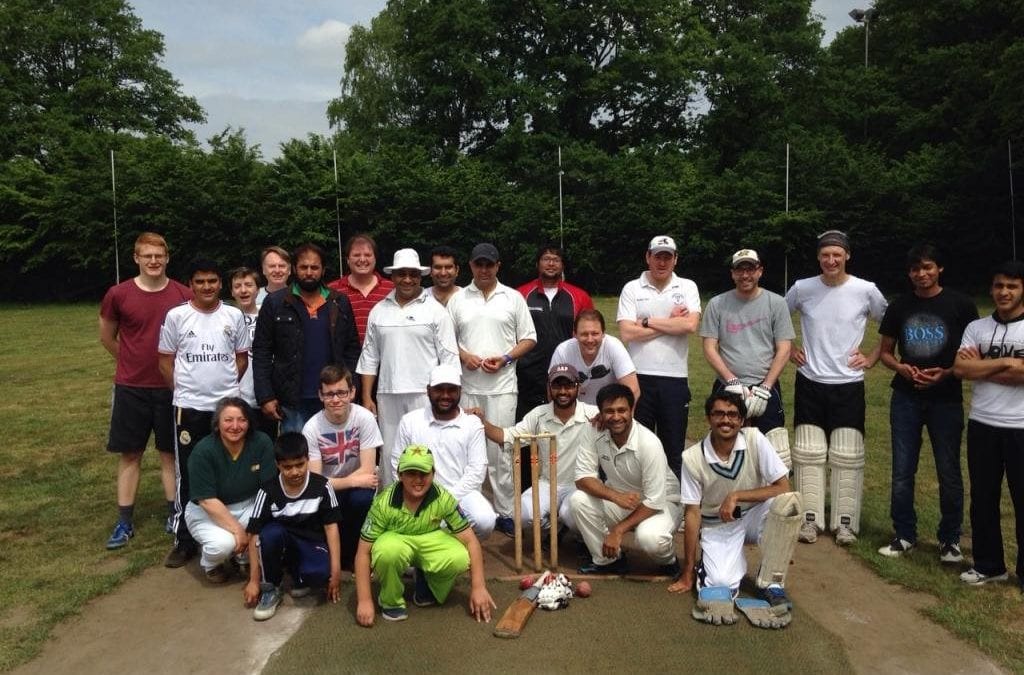 Cricket Training for the Locals Hannover 2015