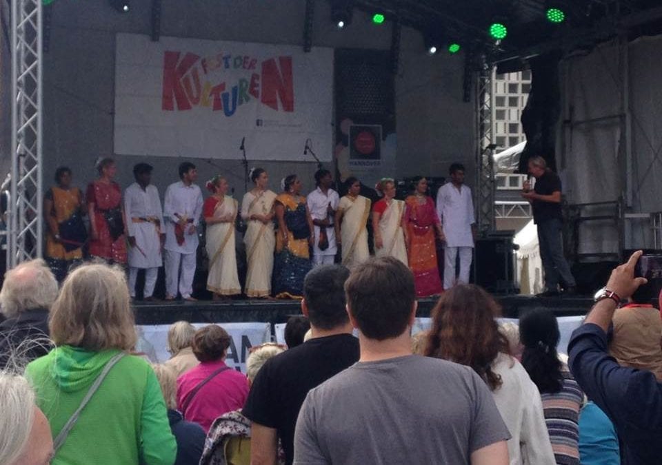 Indian Cultural Celebration in Hannover during Festival of Cultures