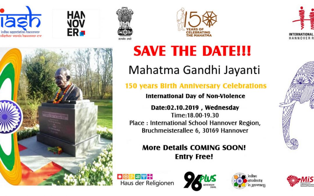 Mahatma Gandhi Jayanti Celebrations (150 Years Birth Anniversary) and International Day of Non-Violence